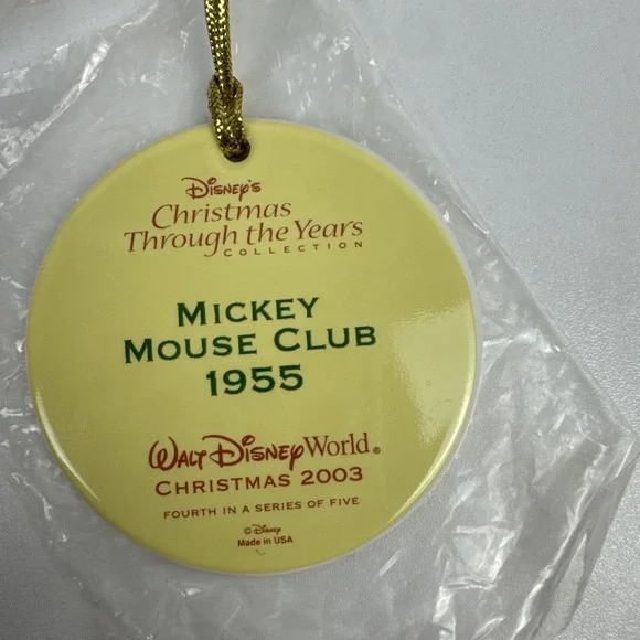 Disney Parks Happy Holidays Collector‎ Set 2000–2004 Mickey Minnie Boxed - Picture 9 of 16